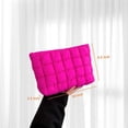 thumbnail image 5 of Puffy Quilted Makeup Bag for Women, Cosmetic Bag, Travel Toiletry Organizer Pouch Clutch, 5 of 6