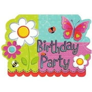 Garden Girl Invitation Set w/ Envelopes (8ct)