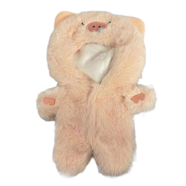 Ropa para muñecas de peluche de 20 cm, accesorios para muñecas de peluche de dibujos animados de moda, juguete para hacer tú mismo. Cerdo