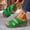 Green, variant on Minimalist Flat Slide Sandals Open Toe Slip-On Breathable Casual Footwear Green 36