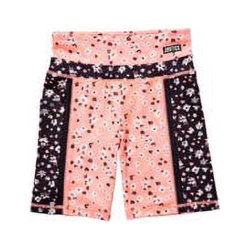 Justice Girls Collection X Blocked Bike Short, Sizes XS(5/6)-XL Plus(16/18 Plus)