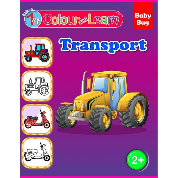 Colour and Learn: Colour and Learn: Transport (Paperback)