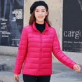thumbnail image 1 of Chaqueta de plumón corta para mujer, Parkas con cuello alto, Abrigo acolchado de algodón cálido, Tops de talla grande, otoño e invierno, nuevo, 1 of 1