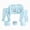 A7-Sky Blue, variant on Preemie Baby Newborn Baby Boy Girl Layette Set Home Romper Jumpsuit Outfit Shower Gift Clothing Set, 0-3M NIEWTR