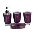thumbnail image 3 of simhoa 4 Pieces Soap Dispenser Modern Toiletries Toothbrush Holder for Vanity Hotel, 3 of 8
