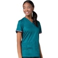 thumbnail image 1 of Maevn Womens PrimaFlex Inner Beauty V-Neck Top, 1 of 2
