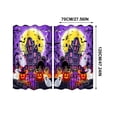 thumbnail image 3 of White Base Pumpkin Witch Hat Bat All Over Kitchen Curtain,Short Panel Window Valance for Sink,Breakfast Nook,Home Decor, 3 of 5