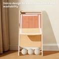 thumbnail image 3 of 2-in-1 Wooden Cat Scratching Board with Sisal Pad, Flipable Cat Bed with Massager Roller & Teaser Ball, 15 °   Inclined Cat Scratcher for Indoor Cats, Replaceable & Washable Cat Scratcher Furniture, 3 of 11