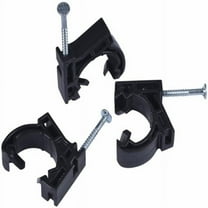Oatey 34285 0.5-0.75 in. Half Clamp with Nail - Bag of 100