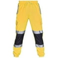 thumbnail image 1 of Hi-Vis Safety Work Trousers Elastic Waist, 1 of 3