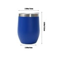 thumbnail image 3 of HongHeng 12oz Mug Double Layer Vacuum Small Beer Mug Mini U-Shape Stainless Steel Cups, 3 of 6