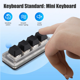 thumbnail image 5 of Teclado personalizado con macro de programación USB, RGB, 4 teclas, perilla, teclado mecánico para juegos, intercambio en caliente, para dibujo en Photoshop, 5 of 6