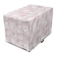 thumbnail image 1 of Romantic Dog Crate Cover, Repetitive Romantic Design with Floral Abstract Rose Petals Vintage Art, Easy to Use Pet Kennel Cover Small Dogs Puppies Kittens, 7 Sizes, Pale Rose and White, by Ambesonne, 1 of 1