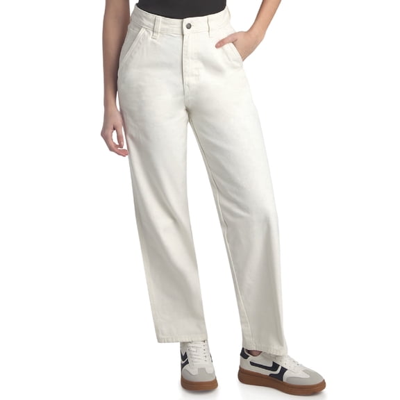 Dickies Womens Work Pants - Wide Leg Cropped Duck Canvas Work Pants for Women, Size Up for Ideal Fit