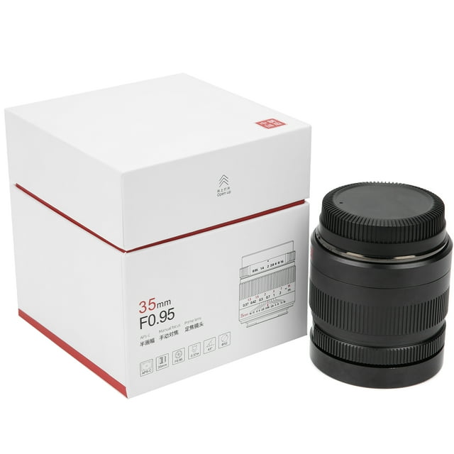 Objetivo 7Artisans de 35 mm f/0,95 con gran apertura y enfoque manual para cámaras Sony con montura E