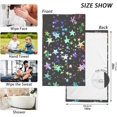thumbnail image 2 of Coolnut Colored Stars Patterned Hand Towels 2 PCS, Cotton Bath Towel for Drying Face Hands Body Decorative Water Absorbent Lightweight Towels for Bathroom Ktichen Travel Gym, 16"x28", 2 of 6