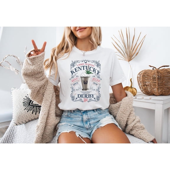 A Derby Tradition Kentucky Mint Julep Tee, Derby Since 1938 T-shirt, Horse Racing T-shirt