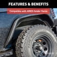 thumbnail image 5 of ARIES 2500555 Black Aluminum Rear Jeep Gladiator JT Inner Fender Liner Wheel Well Guard Covers, 5 of 5