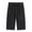 Black, variant on Men's Long Athletic Shorts Elastic Waist Drawstring Basketball Gym Quick Dry Shorts with Pockets
