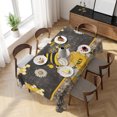 thumbnail image 3 of Yellow Gnomes Table Cloth Waterproof Tablecloths, Bee Daisy Honey Vintage Tablecloth Dining Table Cover for Kitchen Party Tabletop Outdoor, Rectangle Tablecloth 54x108 Inch, 3 of 9