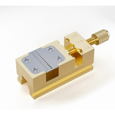 Hand Tool Mini Vise Micro Clamping Vise, Brass Material Watch Micro and Micro Parts Clamping, Mechanical Model