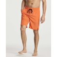 thumbnail image 3 of Real Essentials 3 Pack: Men's 9" Inch 2 in 1 Board Shorts with Compression Liner - Bathing Suit With Back Flap Pocket, 3 of 6