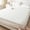 Beige, variant on Ufehgfjh Fitted Sheet Fitted Sheets Quilted Waterproof Bed Cover Complete Set for Mattress Protection Summer Ice Silk Mat Breathable Anti-Slip Wear-Resistant for Bedroom Homestay Hotel