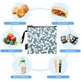 thumbnail image 5 of Haosy 3 Pack Reusable Ziploc Bags BPA Free Healthy Food Storage Bag Leakproof Sandwich Snack Freezer Bags Blue Bones, 5 of 7