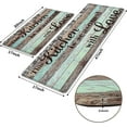 thumbnail image 3 of Farmhouse Kitchen Mats Sets 2 Piece Memory Foam Kitchen Rug Waterproof,Rustic Wooden Kitchen Rugs and Mats for Home & Office,Non Slip Cushioned Anti-Fatigue Comfort Mat,17"x 47"+ 17"x 30", 3 of 6