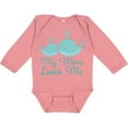 thumbnail image 3 of Inktastic My Mimi Loves Me Boys or Girls Long Sleeve Baby Bodysuit, 3 of 5