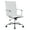 White, variant on LeisureMod Harris Modern Adjustable Office Swivel Chair Leather High-Back Task Office Chair, Black