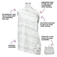 thumbnail image 4 of Boppy Nursing Cover, Gray Watercolor Stripes, Apron Style, Storage Pocket, Feeding Tracker, 4 of 5
