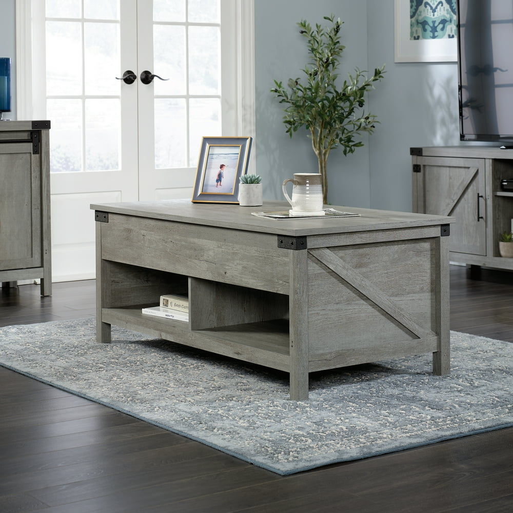 Sauder Saddler Way Lift Top Coffee Table, Mystic Oak Finish Walmart