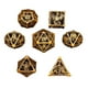 thumbnail image 2 of 7 piezas de dados poliédricos para juegos de rol y fiestas. Bronce Claro, 2 of 9