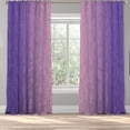thumbnail image 1 of 3S Brother's Ombre Window Darkening Curtains Dip Dye Curtain Set of 2 Panels Hanging Rod Pocket & Back Tap Decorative for Bedroom Vertical Shades Symmetrical Curtain Panel Pink & Purple (52"x95" Each), 1 of 8