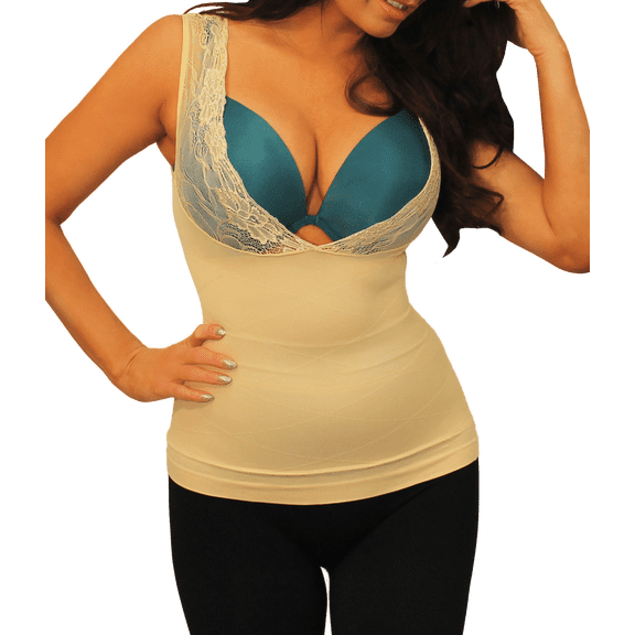 LACEY UNDERBUST SHAPING TANK TOP
