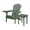 Green, variant on 35 x 32 x 28 in. Foldable Chair with Cup Holder & End Table, Natural