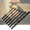 thumbnail image 5 of Concrete Drill Bit, 7Pcs Masonry Drill Bit Set With U-shaped Groove, 1/4 Hexagonal Handle, Cross Shaped Tip Design, High Hardness Metal Tile Drill Bit, 5 of 8