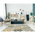 thumbnail image 2 of Trio Emblem Ivory Area Rug 8x10 Transitional Contemporary 2023, 2 of 3