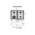 thumbnail image 4 of Parrilla a gas empotrable Maxims 4 quemadores acero inoxidable encendido automático, 4 of 4