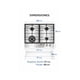 thumbnail image 4 of Parrilla a gas empotrable Maxims 4 quemadores acero inoxidable encendido automático, 4 of 4