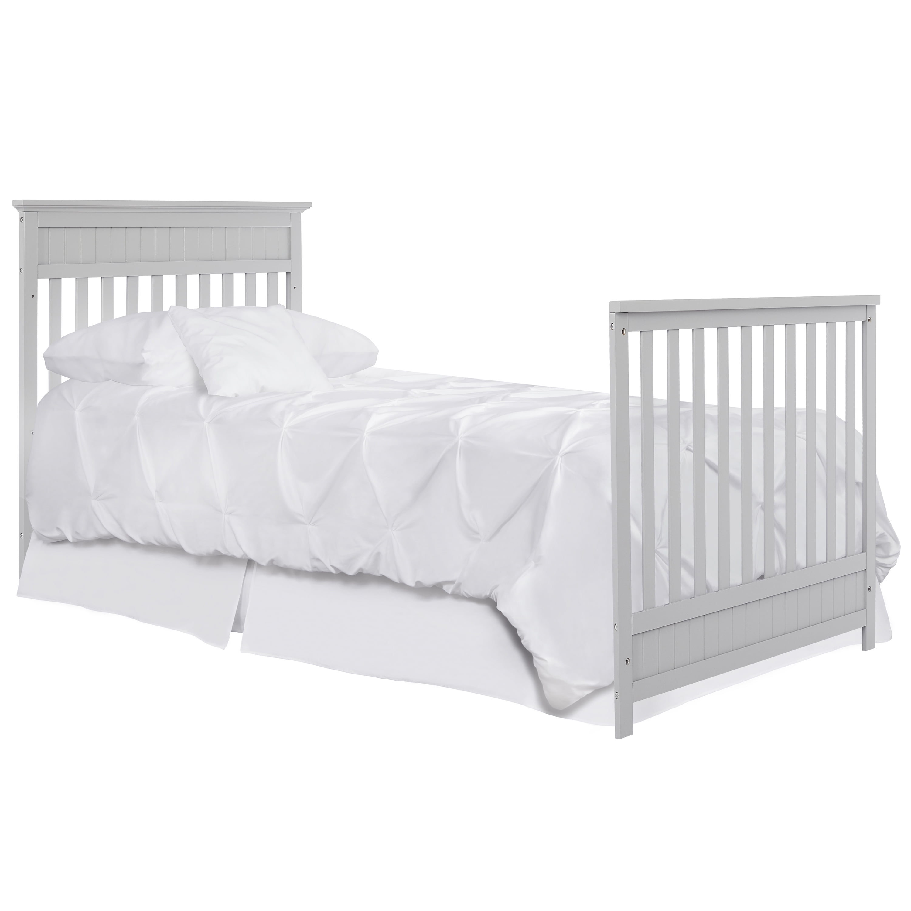 Dream On Me Mini Crib Bed Rail, Grey