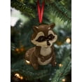 thumbnail image 3 of Disney Raccoon Figure 1” Mini Ornament Pvc Figurine Dangler Pocahontas, 3 of 4