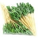 thumbnail image 1 of 100 Palillos de Bambú Desechables para Alimentos, Frutas, Cócteles, Palillos de Dientes Hechos A Mano, Suministros de Picnic, Decoración B, 1 of 5