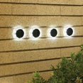 thumbnail image 2 of Uds Luz solar para exteriores, luz solar para jardín, 8 LED, 360°, lámpara solar para suelo, IP68, encendido/apagado automático, iluminación de paisaje para escaleras, calle, camino,, 2 of 5