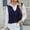 Blue, variant on Women's Lightweight Cardigan V-Neck Long Sleeve Loose Knit Casual Sweater