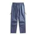 thumbnail image 6 of sususu Sweatpants For Men Lightweight,Men's Casual Straight Fit Trousers Water Outdoor Hiking Workwear Comfortable Loose Daily Wear Pants,Blue,XXXL, 6 of 6