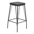 thumbnail image 3 of Zuo Modern Samuel Bar Stool, Black and Gray, 3 of 8