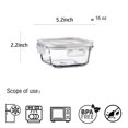 thumbnail image 2 of Contenedores de Almacenamiento de Alimentos R.repad yay 470 ml Herméticos y Libres de BPA, 2 of 9