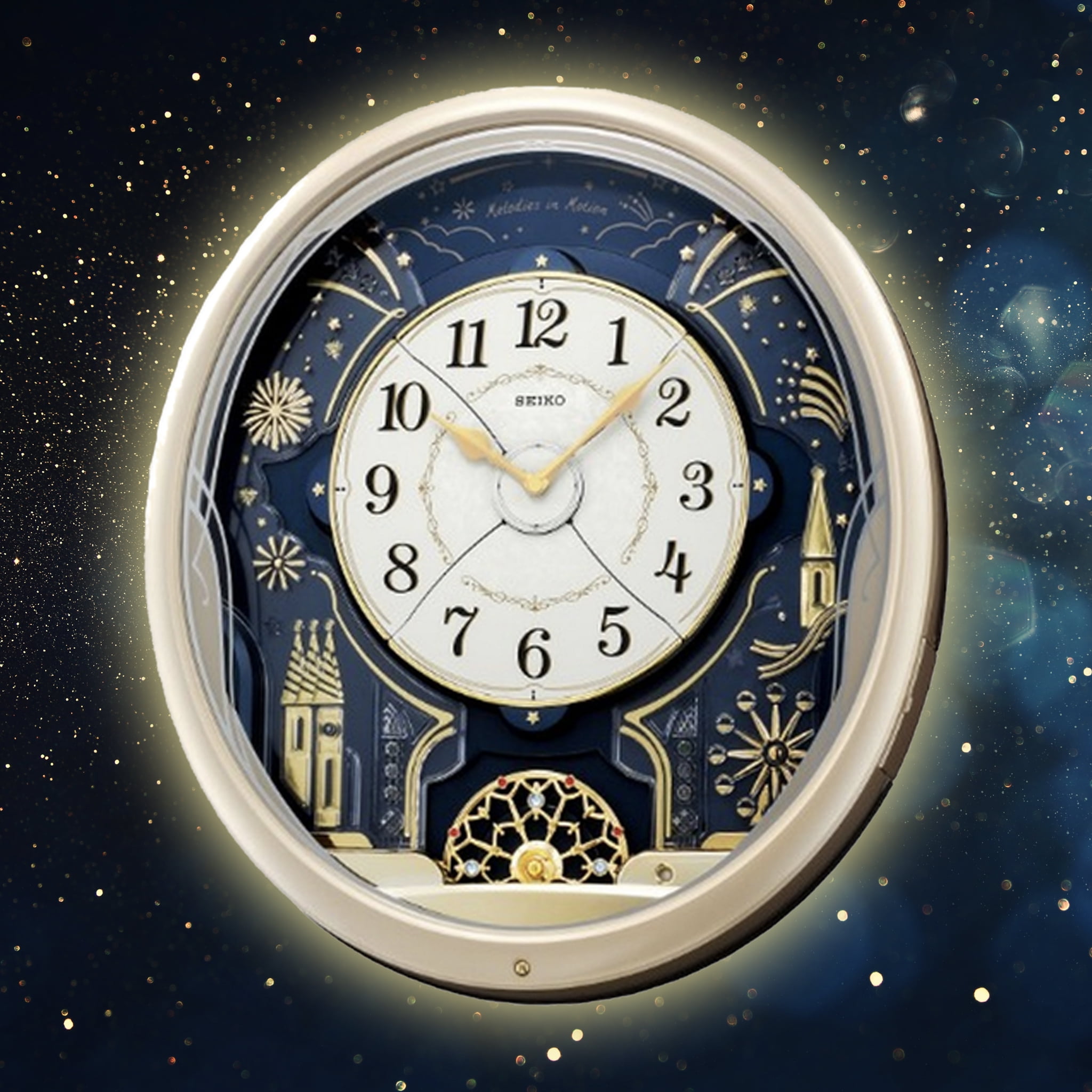 Seiko Starry Night Melodies in Motion Musical Traditional